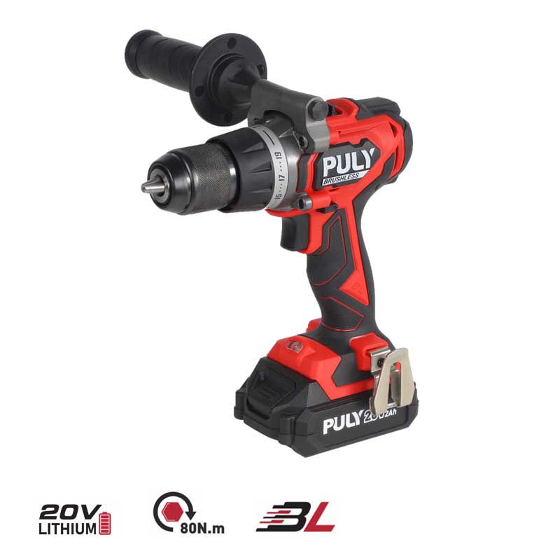 20V-BLMD-281JS   Cordless Brushless  2 Speed Drill