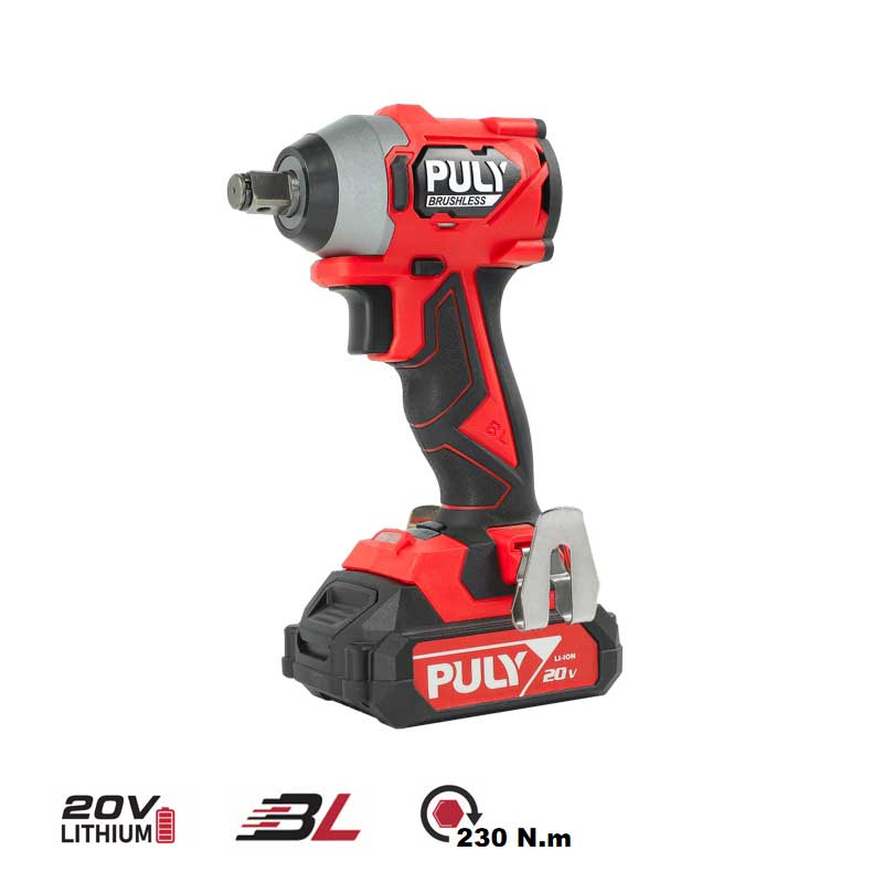 20V-BLMI-282A  Cordless  Brushless Impact Wrench