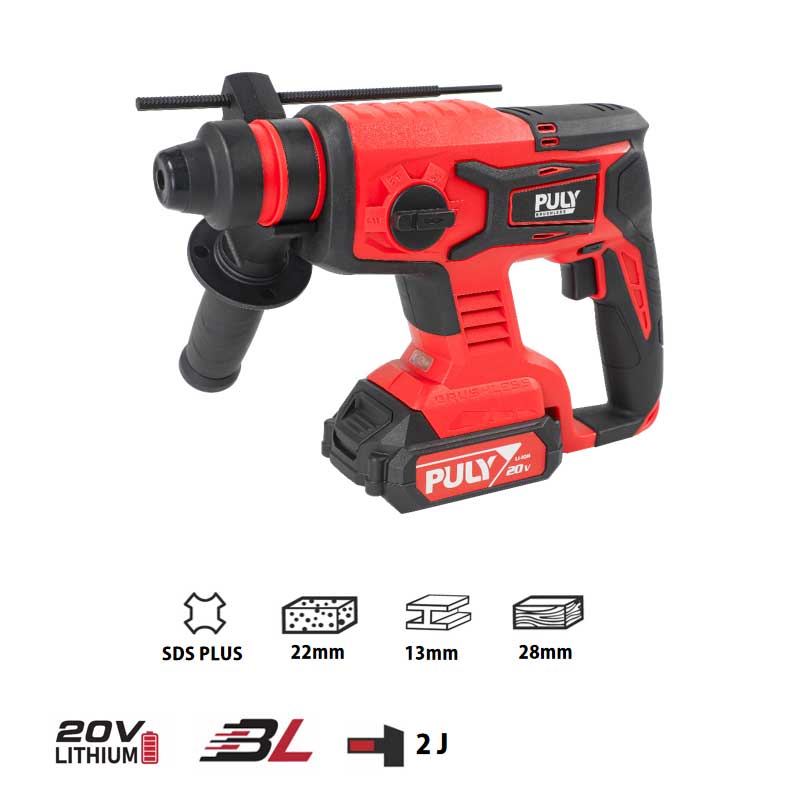 20V-BLMD-220  Cordless Brushless SDS Rotary Hammer