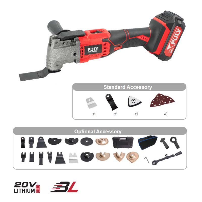 20V-BLML-938  Cordless Brushless Multi Tool
