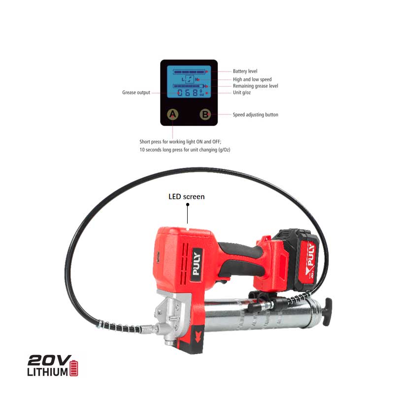 20V-PLPS-997 Cordless Grease Gun