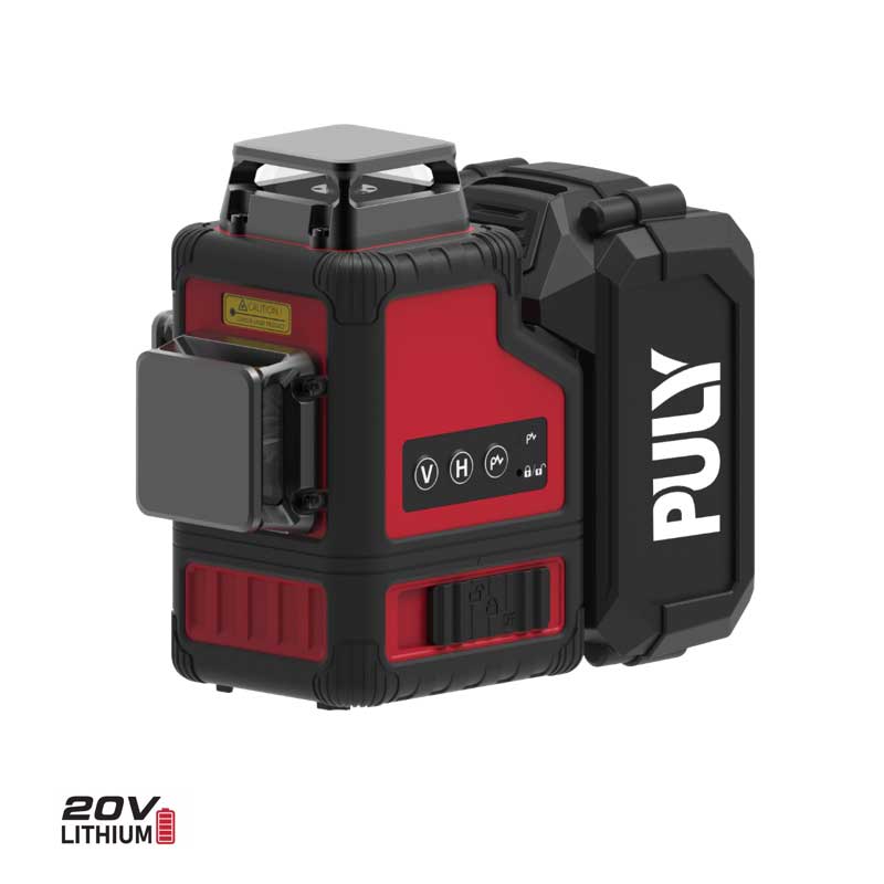20V-PLZX-877  3x3D Cordless Laser Level