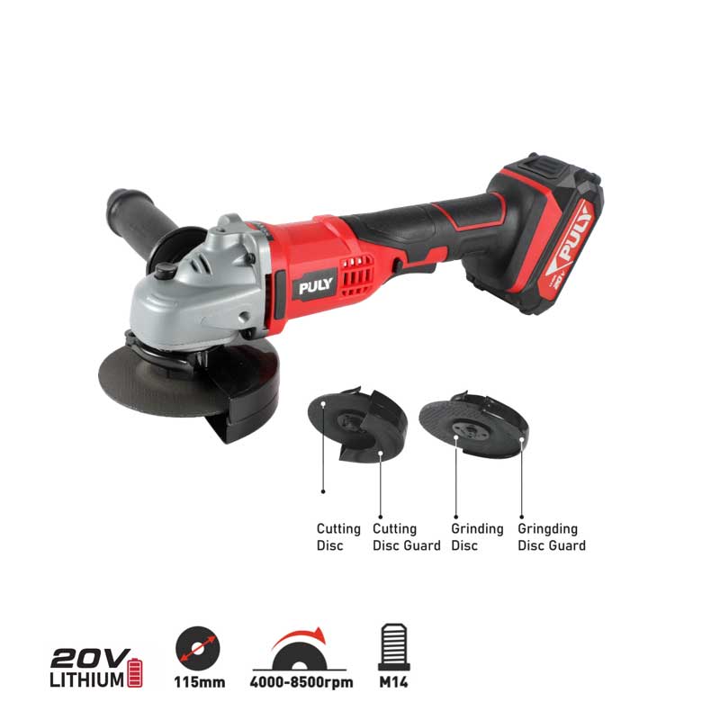20V-PLAL-199   Cordless Angle Grinder
