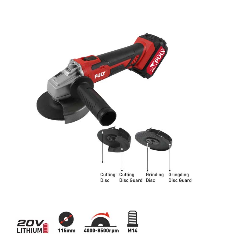 20V-PLAL-811   Cordless Angle Grinder