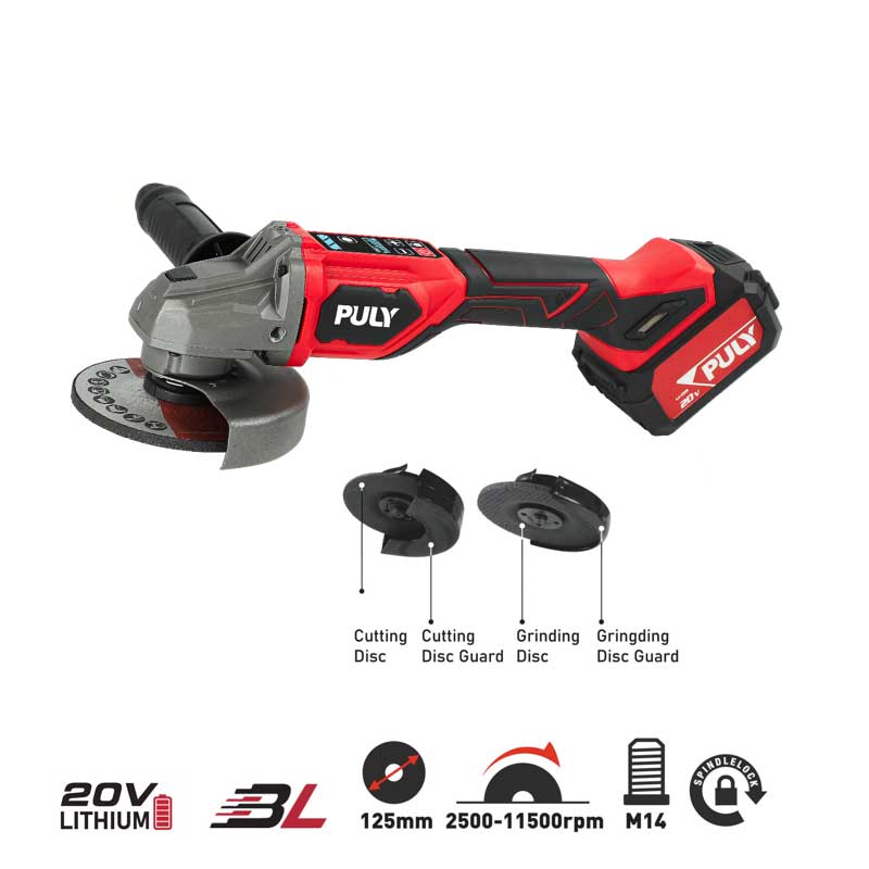 20V-BLM-298 Cordless Brushless Angle Grinder